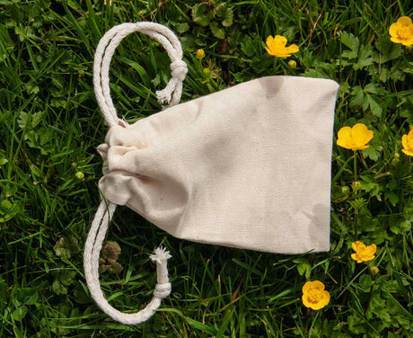 Baumwollsack Ecru 100x150 mm