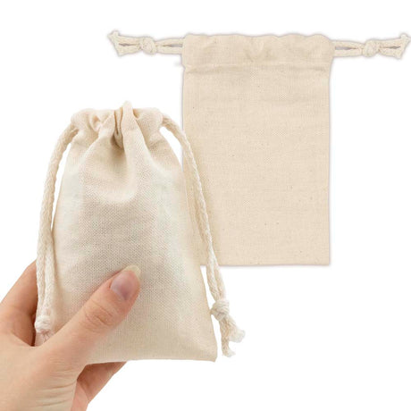 Baumwollsack Ecru 100x150 mm