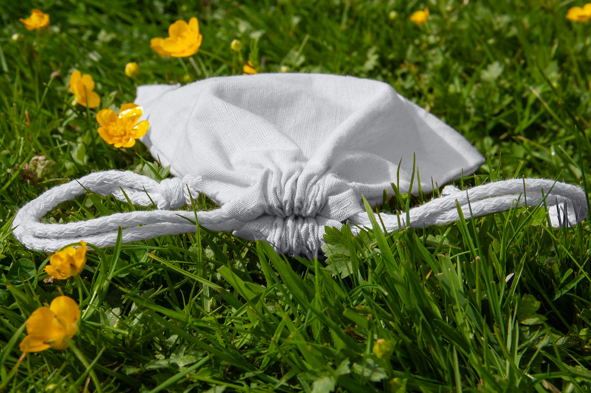 Baumwollsack Weiß 150x200 mm