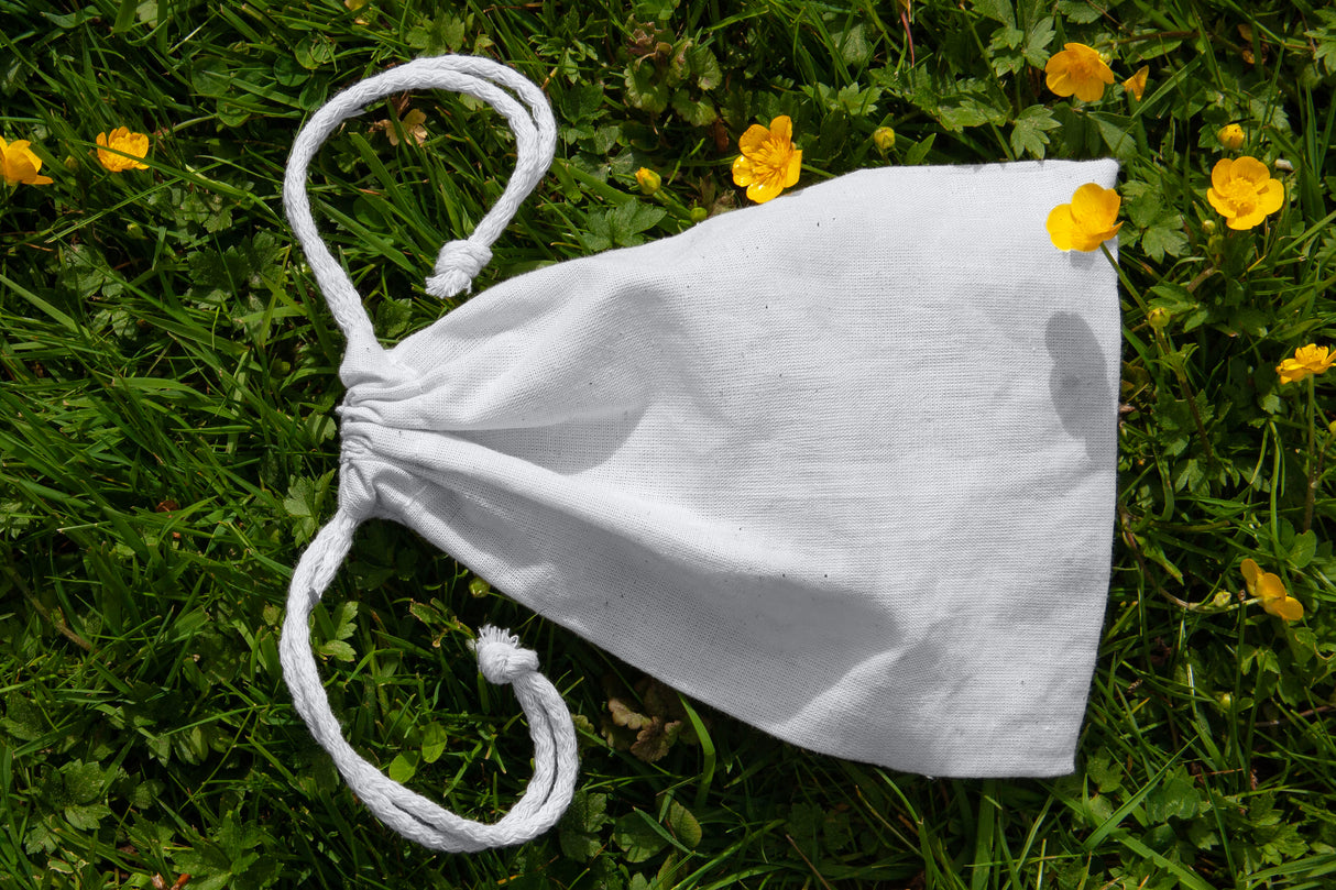 Baumwollsack Weiß 150x200 mm