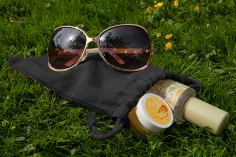 Baumwollsack Schwarz 150x200 mm