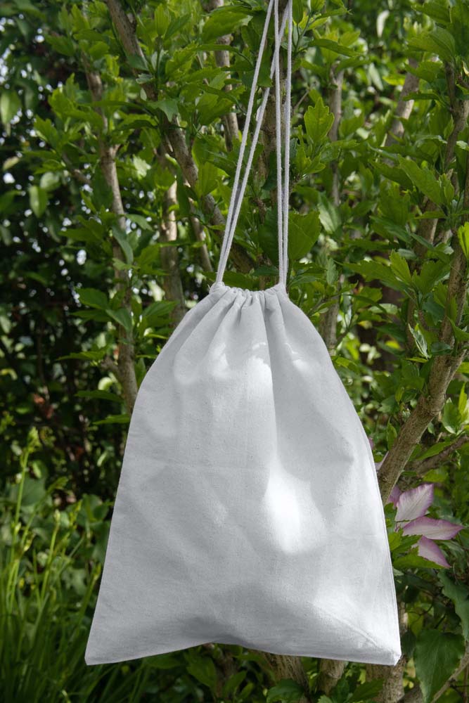 Baumwollsack Weiß 250x300 mm