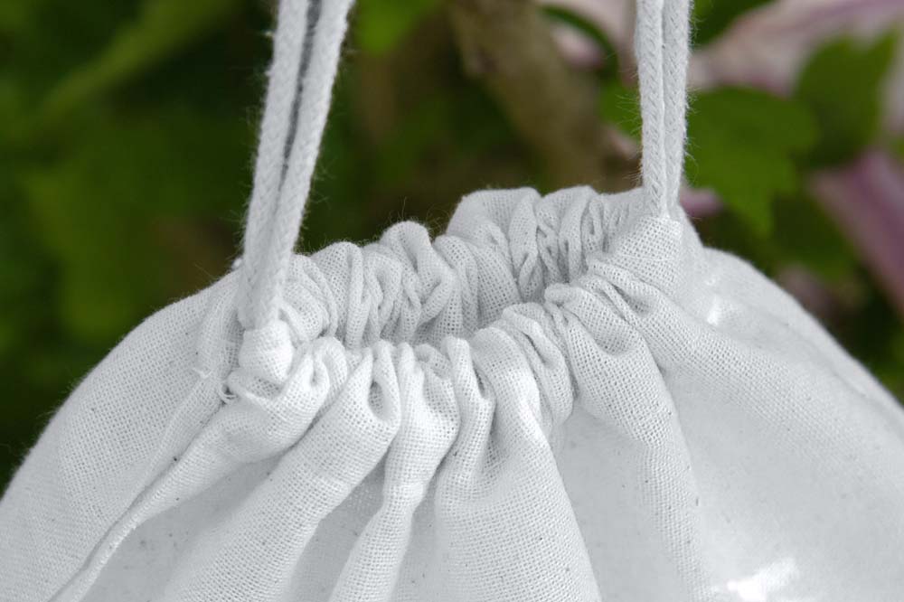 Baumwollsack Weiß 250x300 mm