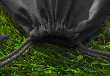 Baumwollsack Schwarz 300x450 mm