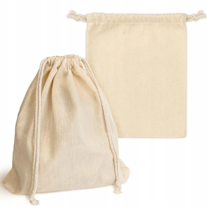 Baumwollsack Ecru 230x370 mm 220g