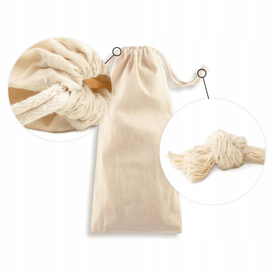 Baumwollsack Ecru 160x280 mm 145g