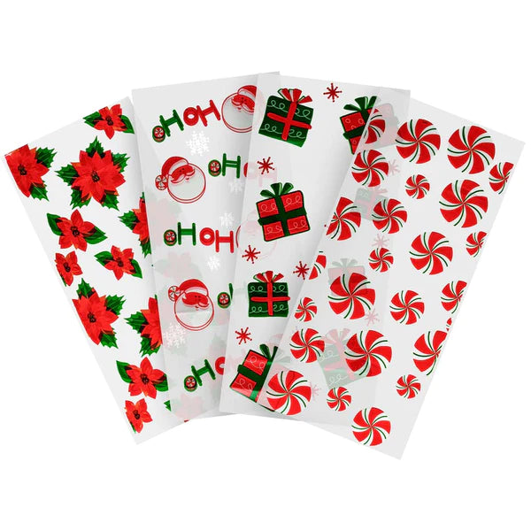 Weihnachten Cellophantüten set 40er MIX-Muster