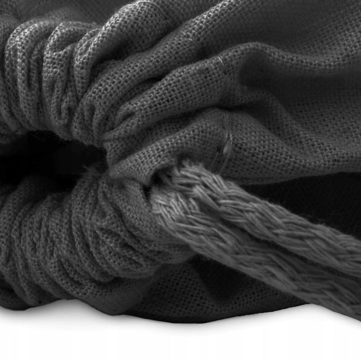 Baumwollbeutel 15x20 cm schwarz 140g