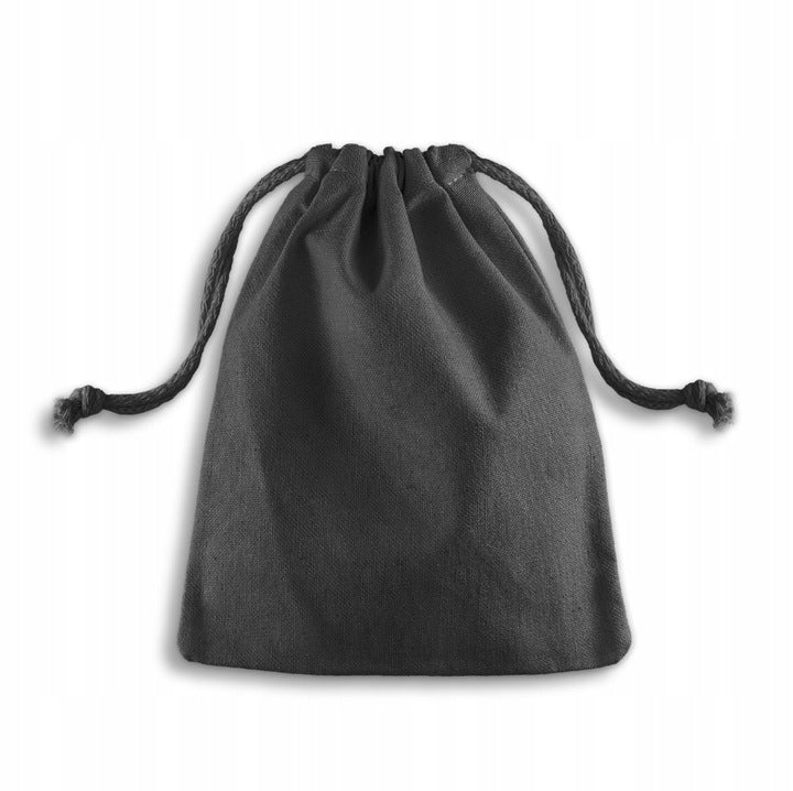 Baumwollbeutel 15x20 cm schwarz 140g