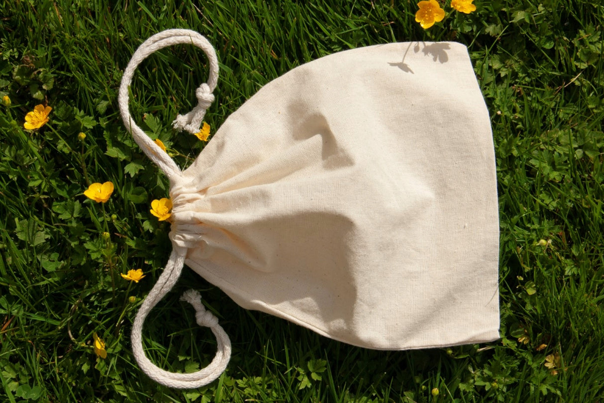 Baumwollbeutel Ecru 20x25 cm 145g