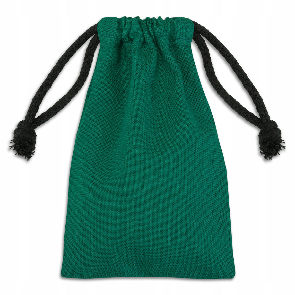 Baumwollsack Dunkelgrün 100x150 mm