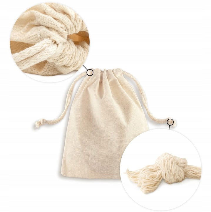 Baumwollsack Ecru 150x200 mm 260g