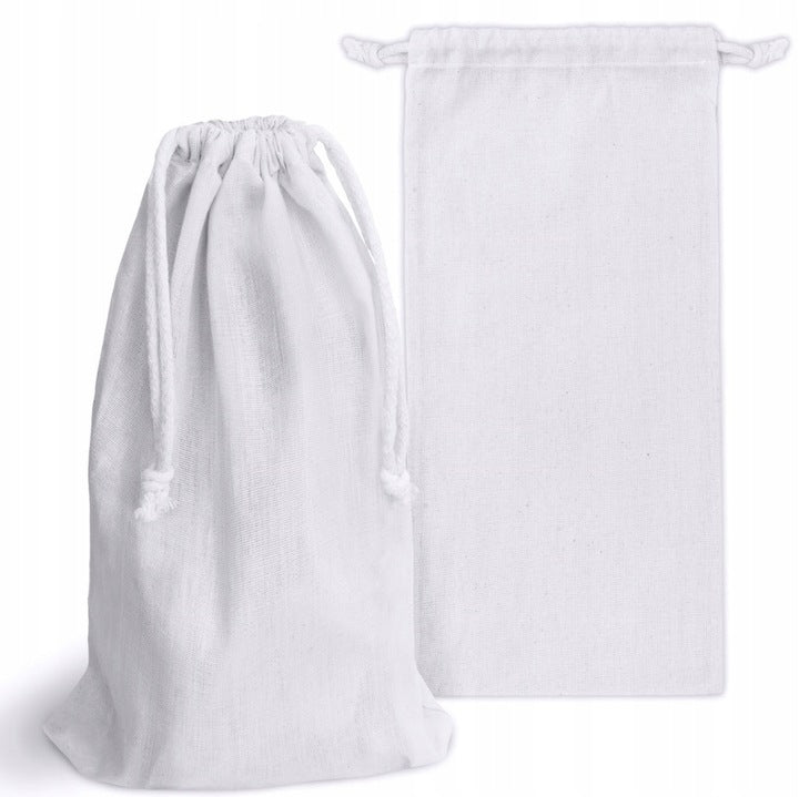 Baumwollsack Weiß 170x480 mm 145g