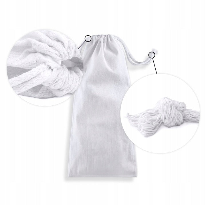 Baumwollsack Weiß 170x480 mm 145g