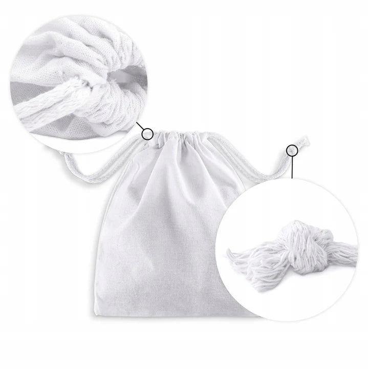 Baumwollsack Weiß 180x140 mm