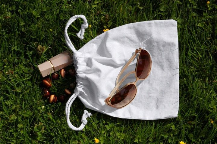 Baumwollsack Weiß 230x230 mm