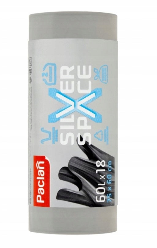 Robuste Abfallsäcke Silver Space 35l + 60l Paclan