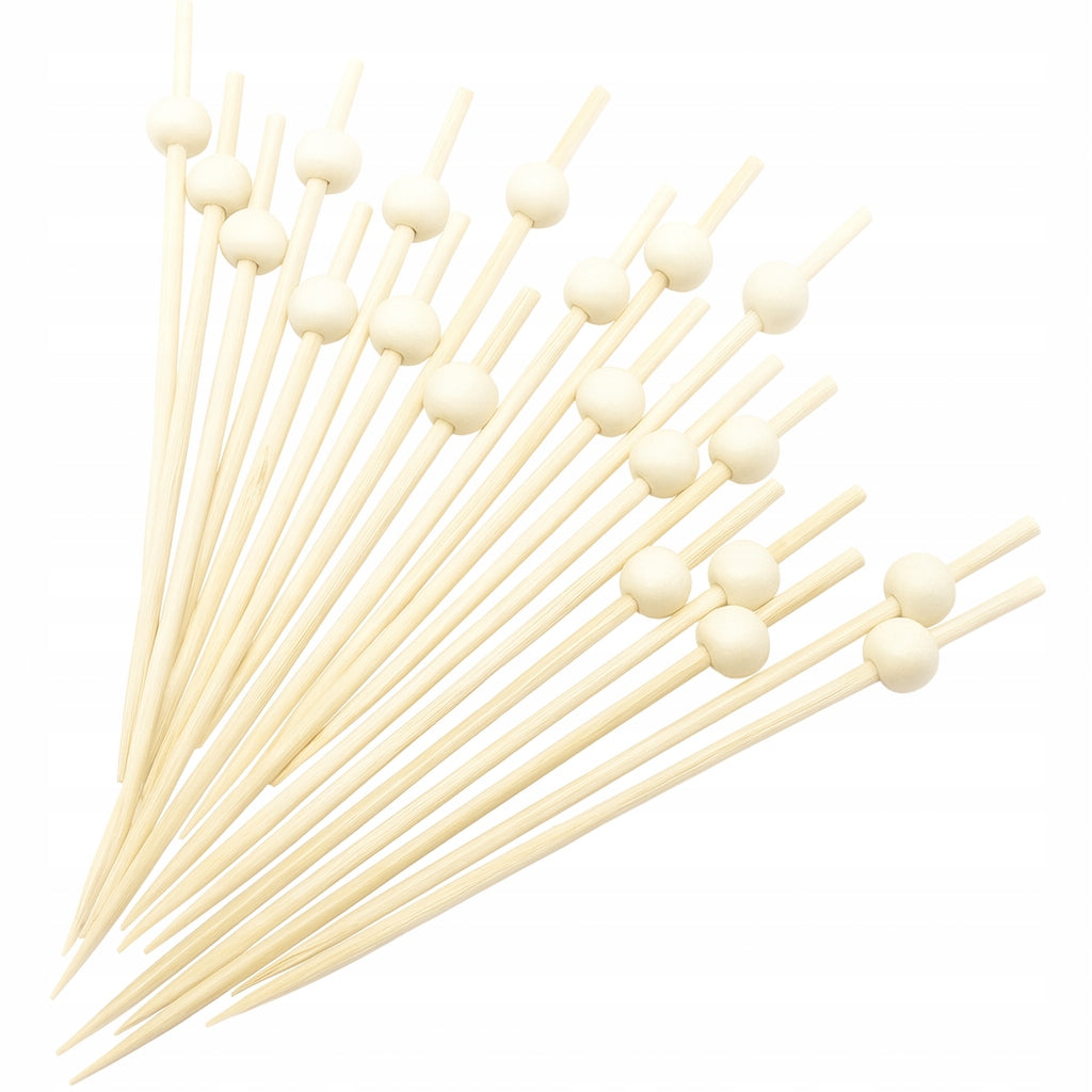 Bambus-Snack-Zahnstocher, 50 Stück.