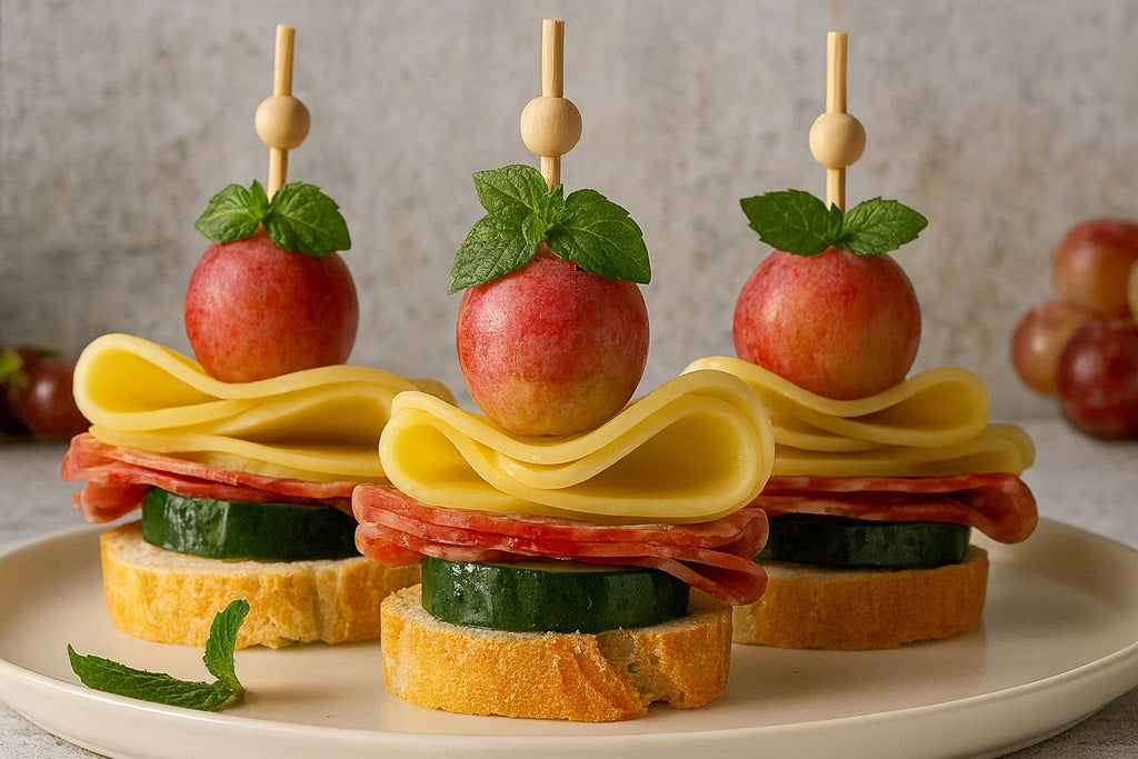 Bambus-Snack-Zahnstocher, 50 Stück.