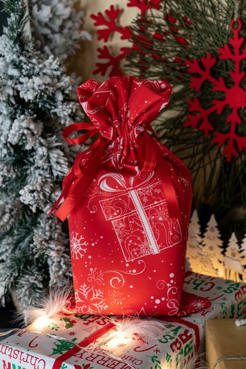Weihnachts-Polyestertasche 20x35cm FÜR EIN GESCHENK