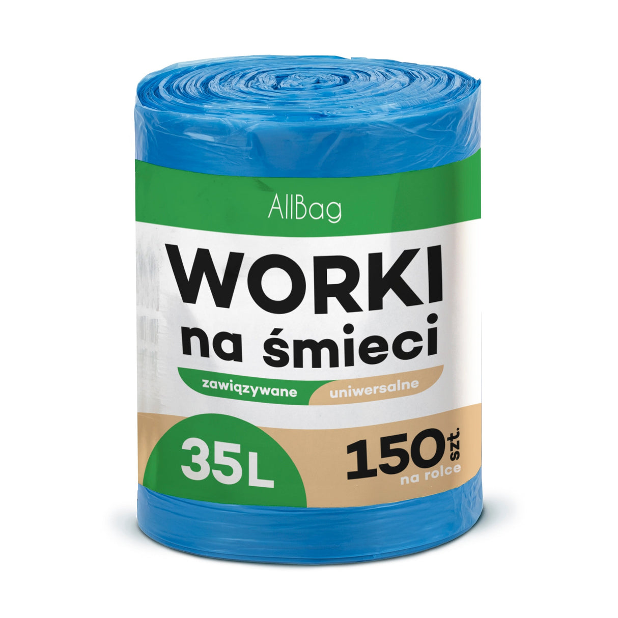 Blau Gebundene Müllbeutel 35L