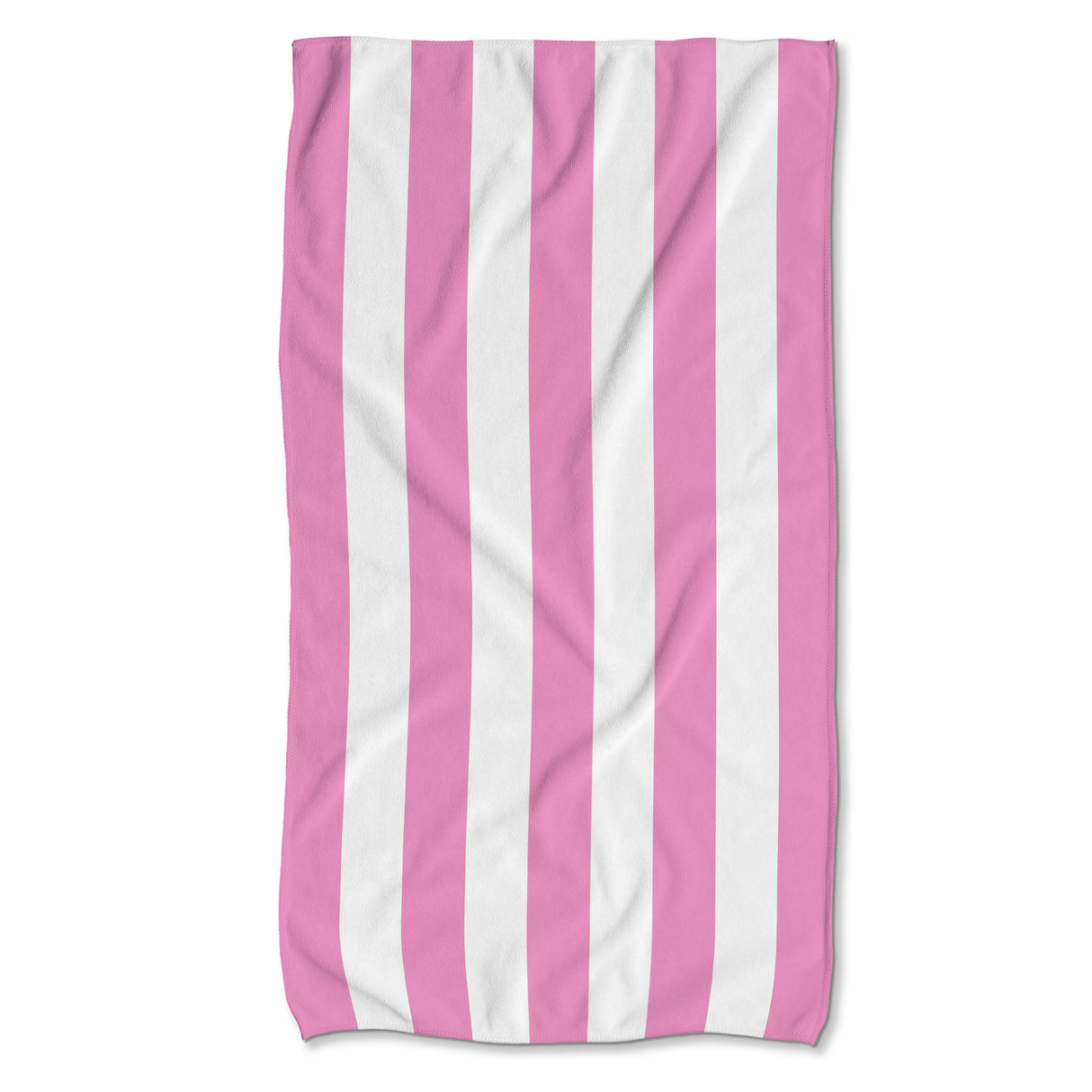 Schnelltrocknendes Strandtuch 150x80 cm Bunte Streifen Rosa