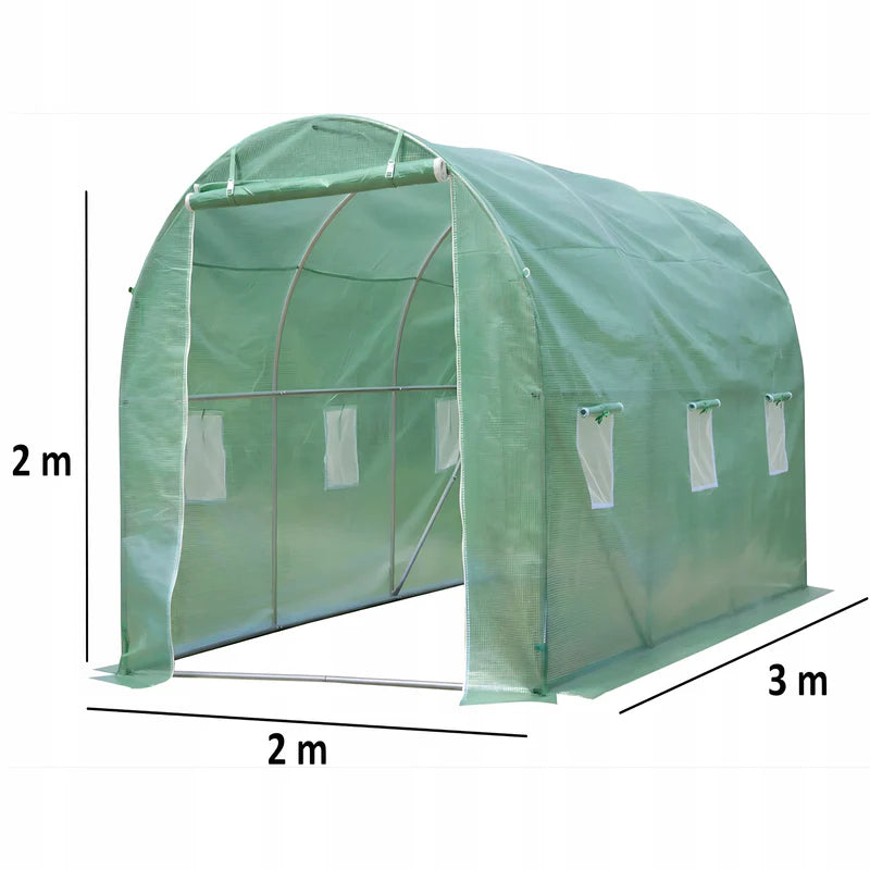Abdeckfolie für Gewächshaus-Tunnel, 6 m²