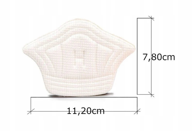 Fersenpolster für Schuhe – Farbe Ecru