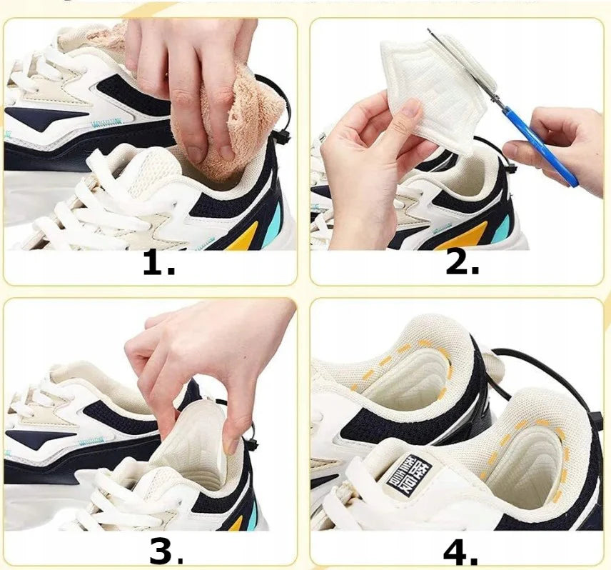 Fersenpolster für Schuhe – Farbe Ecru