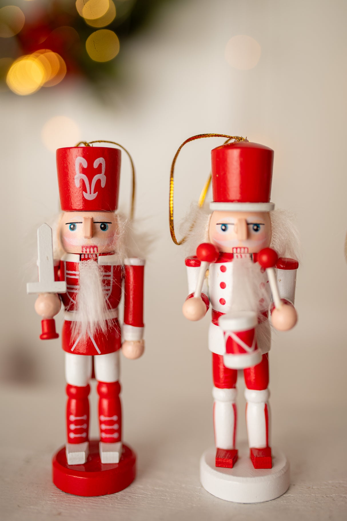 Nussknacker Weihnachtsbaumanhänger 4 St.