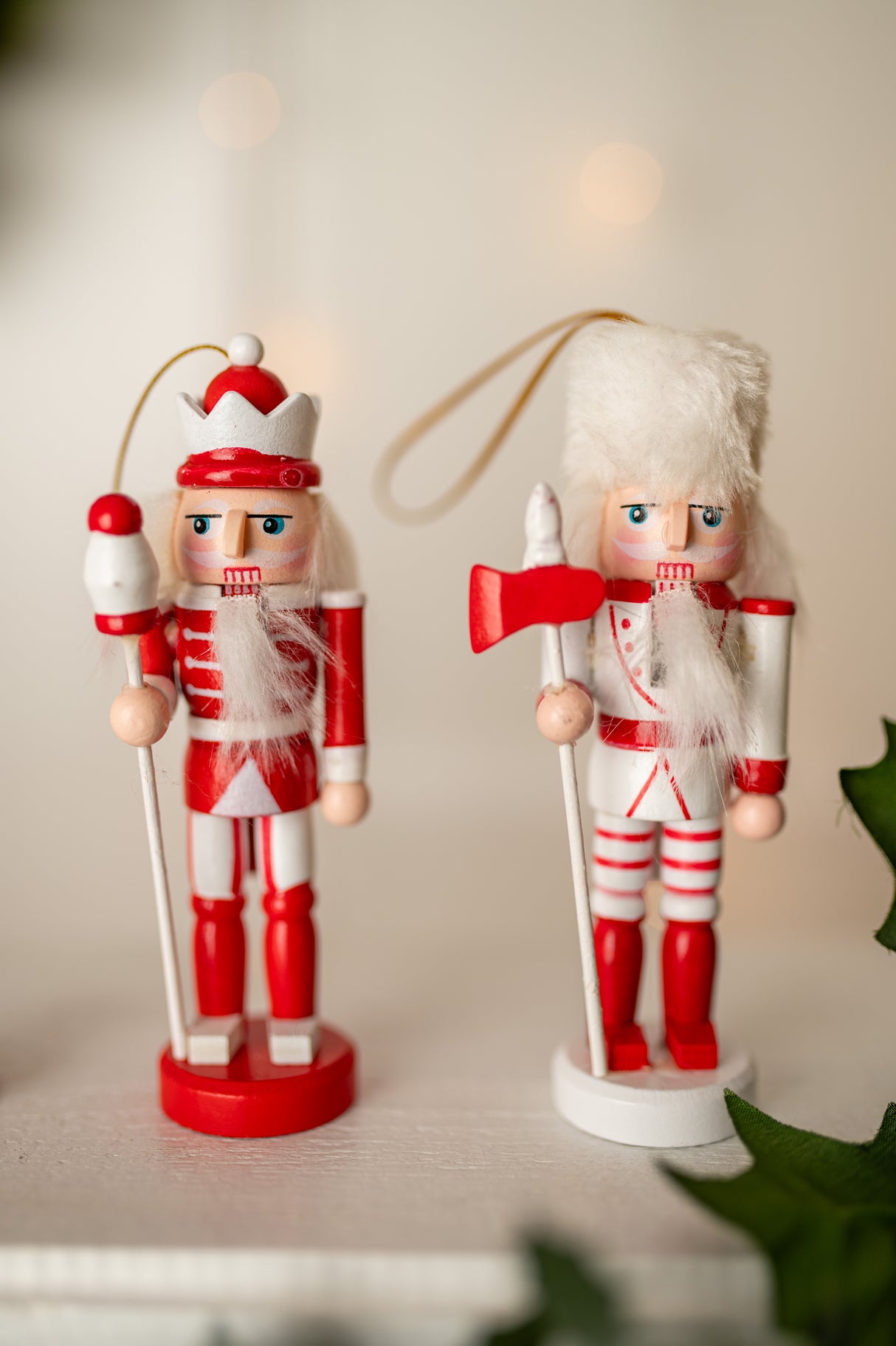 Nussknacker Weihnachtsbaumanhänger 4 St.