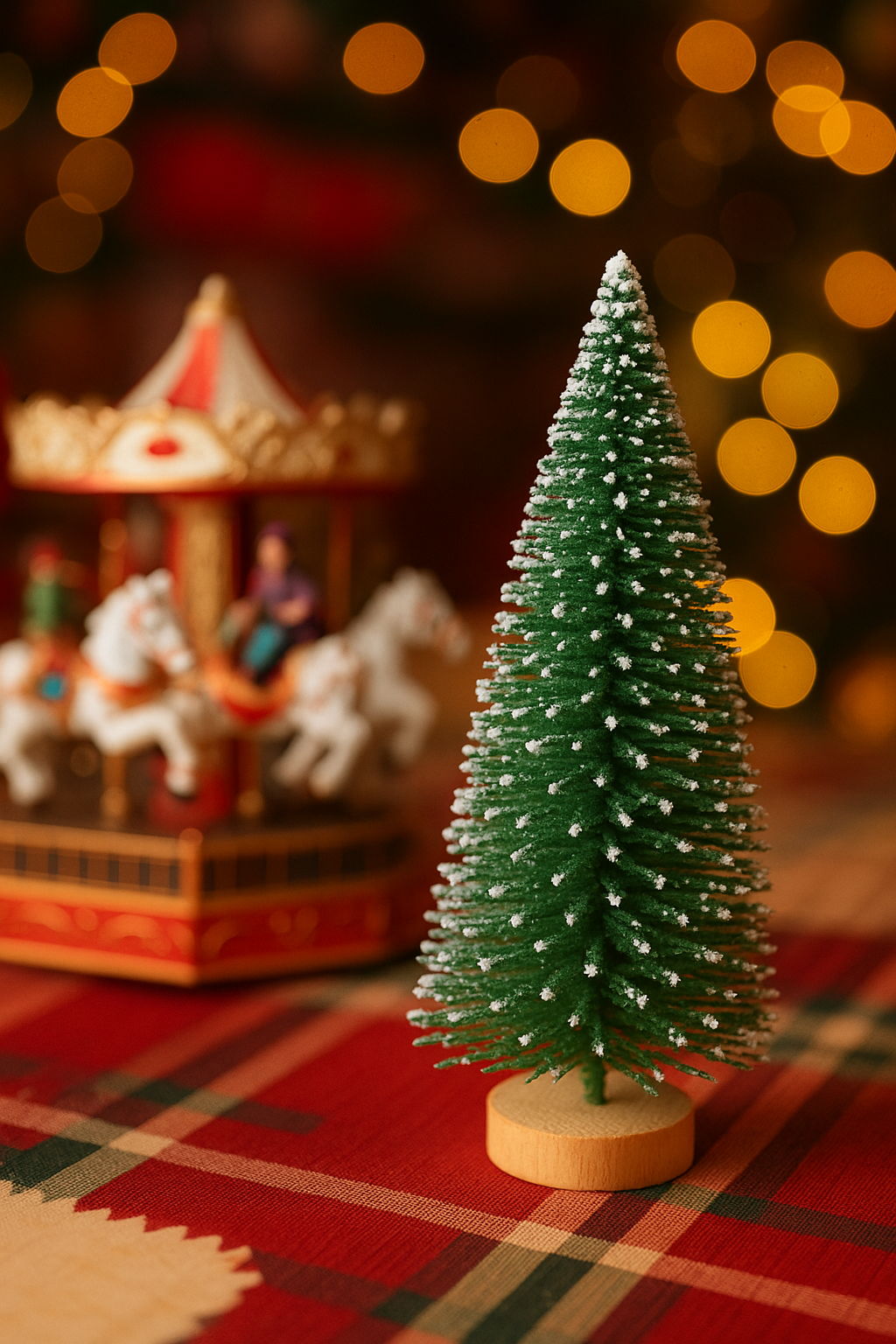 Miniatur-Weihnachtsbaum-Set