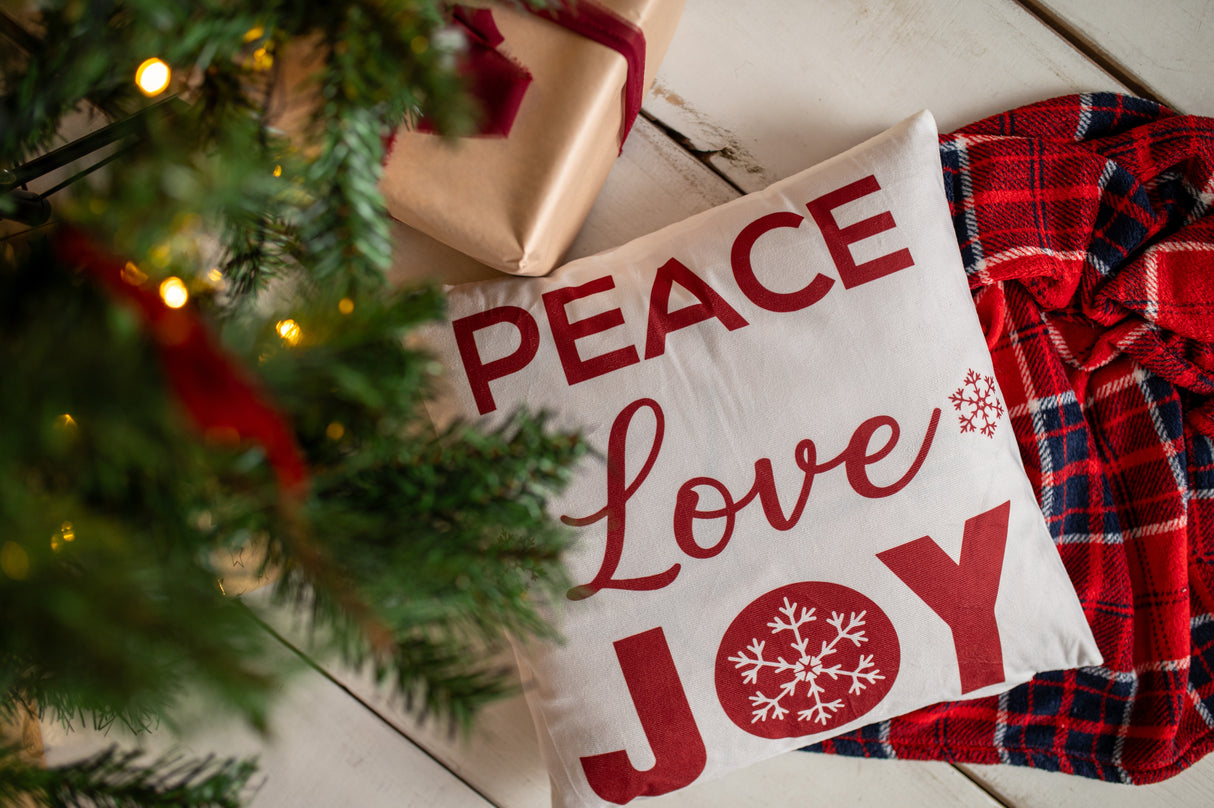 Set mit weihnachtlichen Dekokissenbezügen 44×44cm