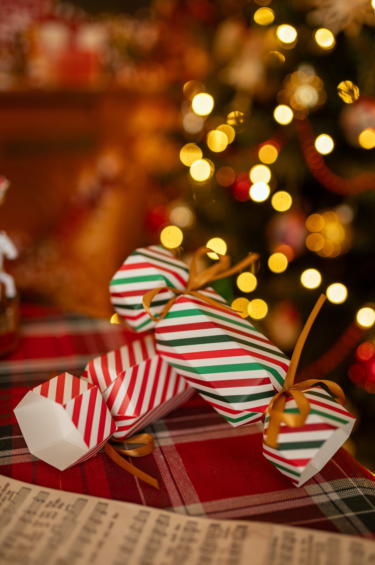 Schachteln in Bonbonform