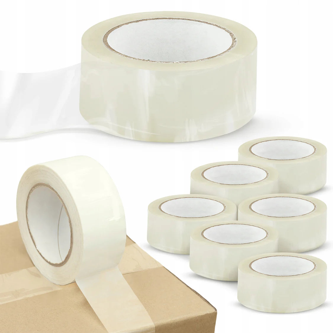 Verpackungsklebeband 48/100y Transparent 90 m 55 µm – 6 Stück