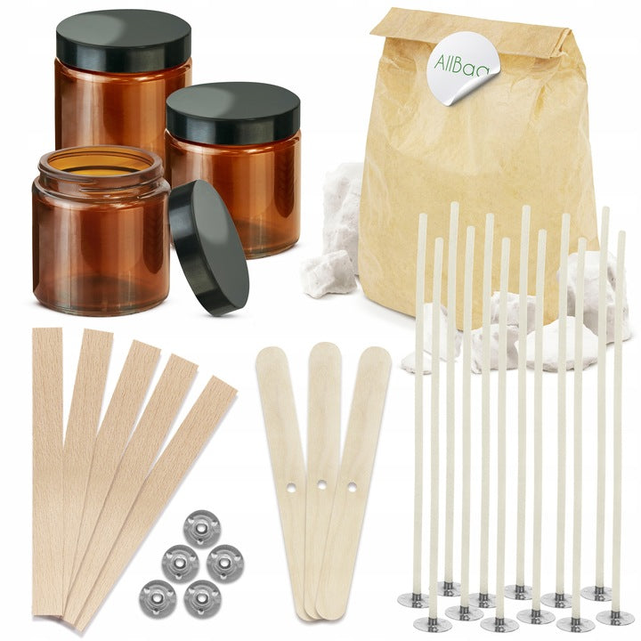 DIY-Kerzenherstellung Kit Wachs Dochte