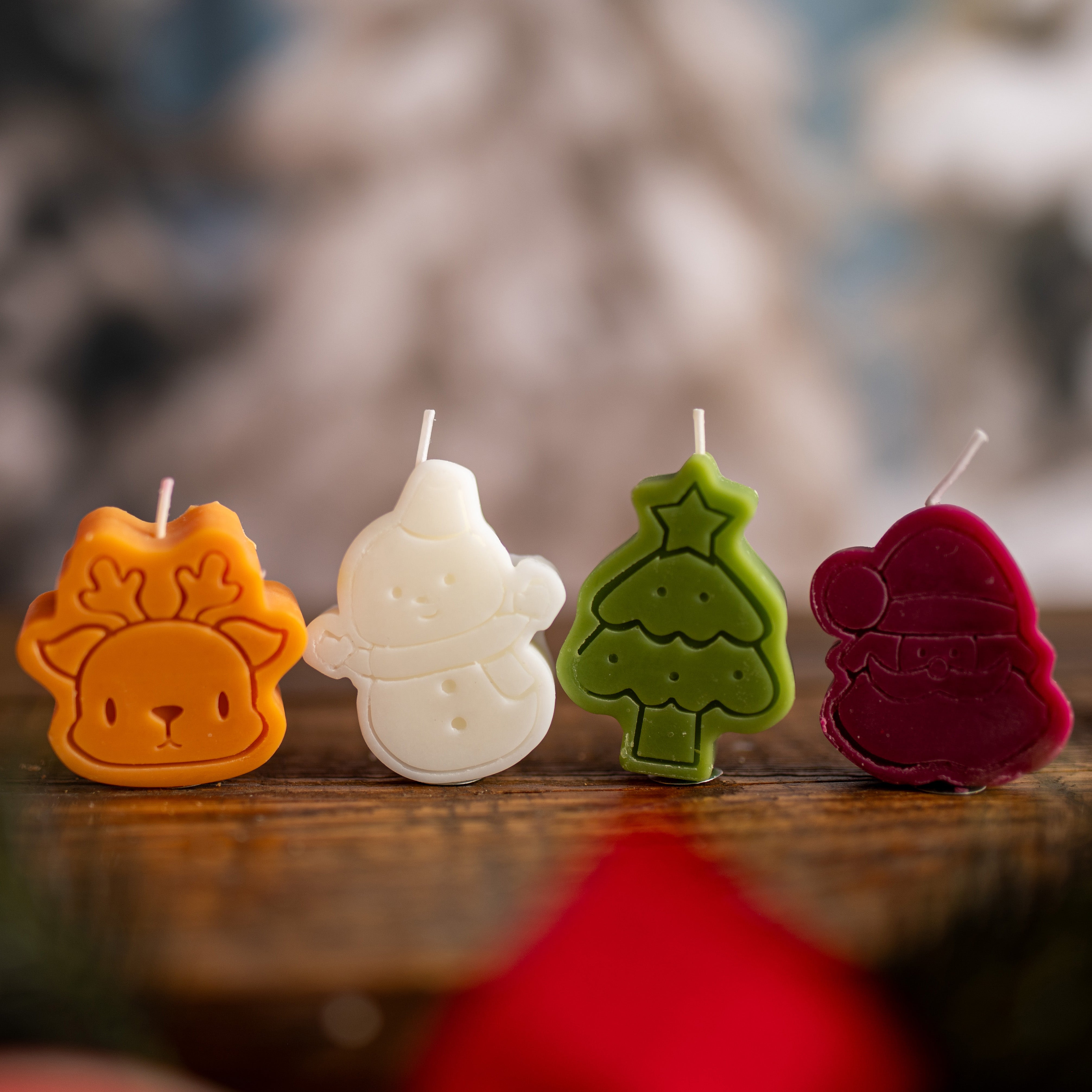 Weihnachtskerzen-Set 4-tlg.