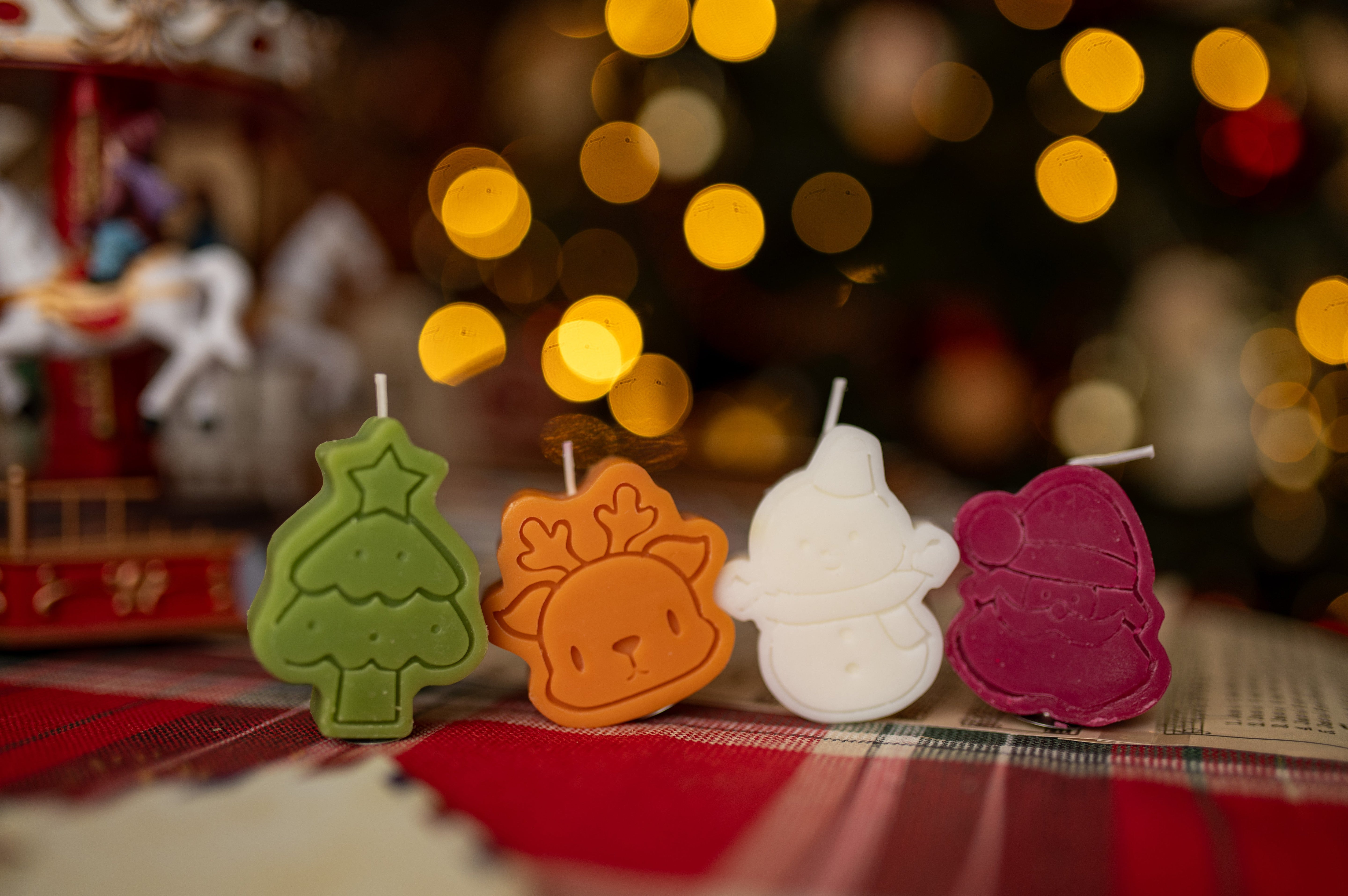 Weihnachtskerzen-Set 4-tlg.