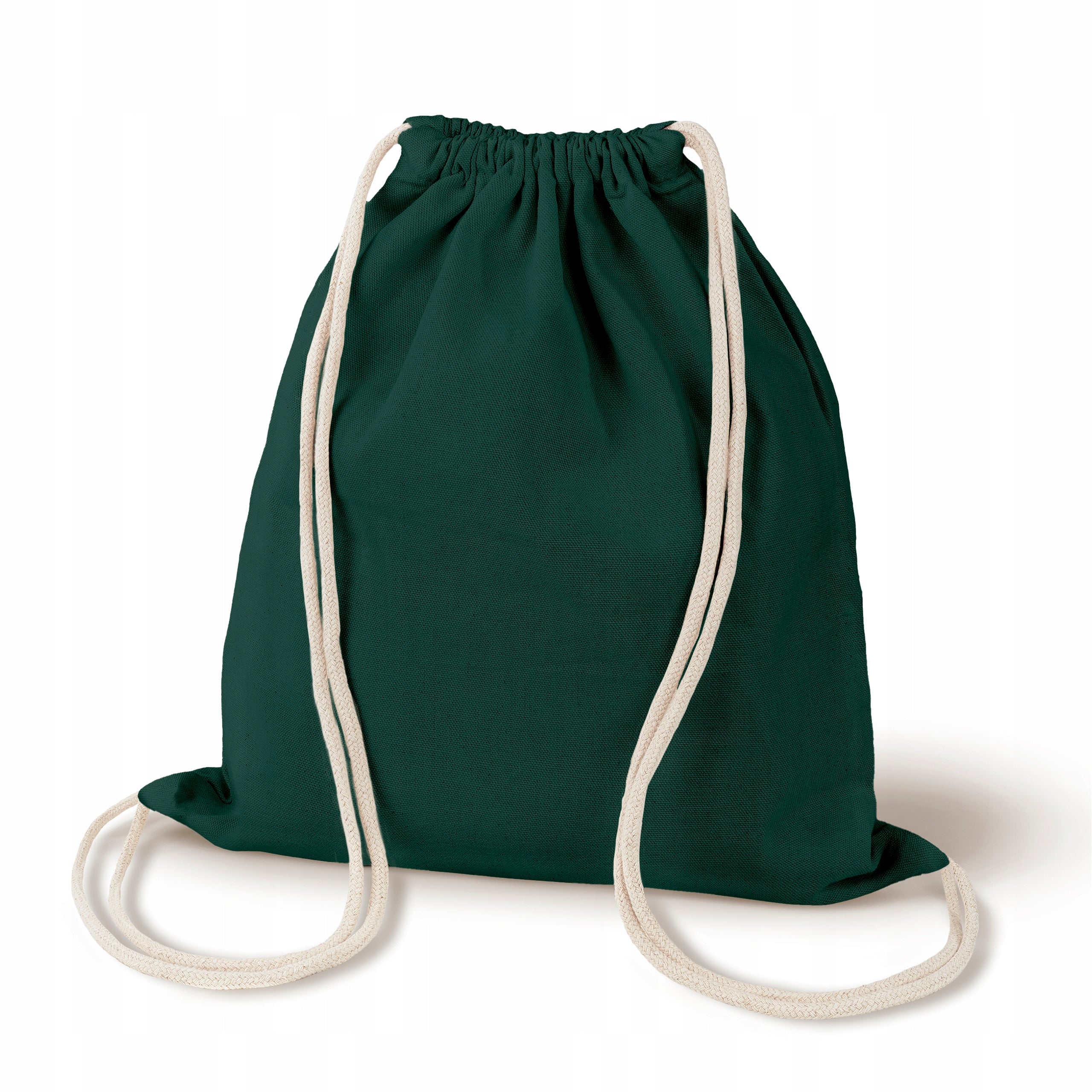 Grüner Baumwollrucksack 34x40 cm grün 220g