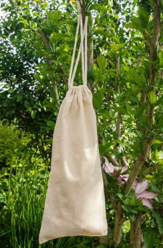 Baumwollsack Ecru 150x300 mm 140g