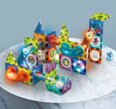 Magnetbausteine 77 Teile für Kinder