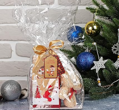 Tischkarten für Geschenke Schneemann-Weihnachtsbaum-Gnom 50 Stück
