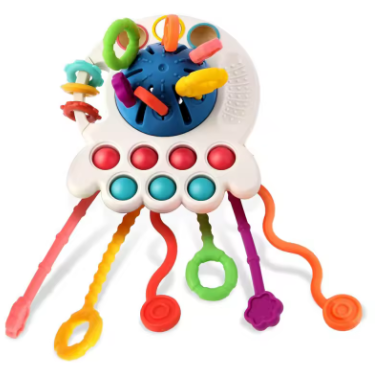 Sensorischer Oktopus-Beißring 2 in 1