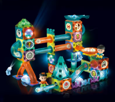 Magnetbausteine 77 Teile für Kinder