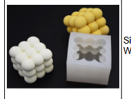 Seifenblasen-Kerzenwachs-Gussform