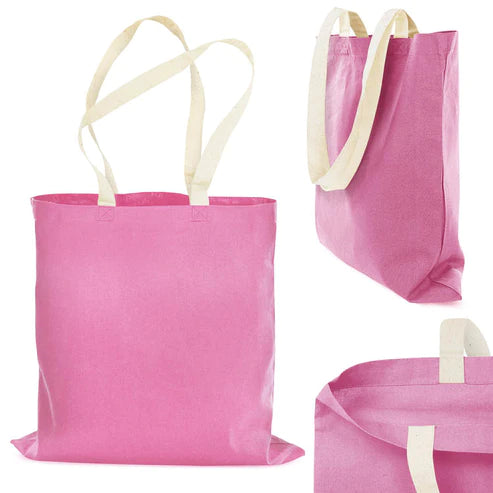 Baumwolltasche DUNKELROSA 38x42cm 145g/m2