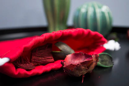 Baumwollsack Rot 100x150 mm