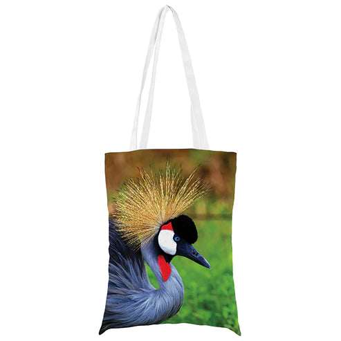 Baumwolltasche Königskran 35x45