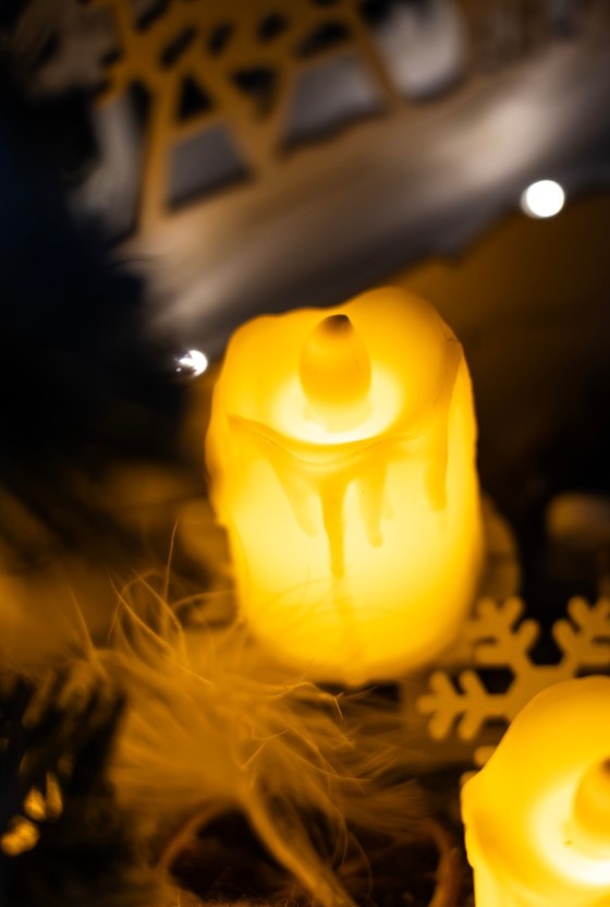 Batteriebetriebene LED-Kerze 6cm