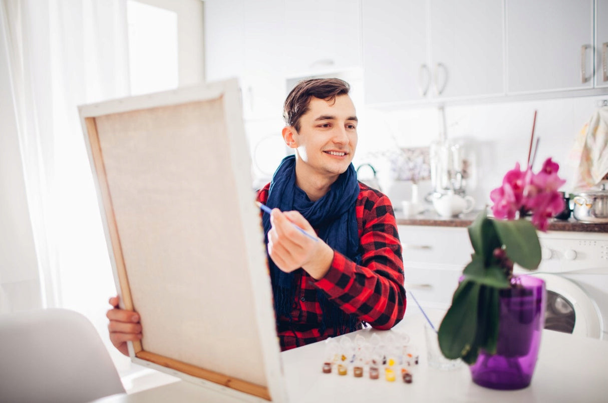 Malen nach Zahlen Hund 40x50 cm